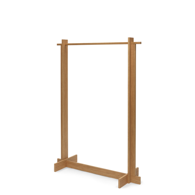 Klesstativ Bridge Clothes Rack oljet eik – OsloDeco