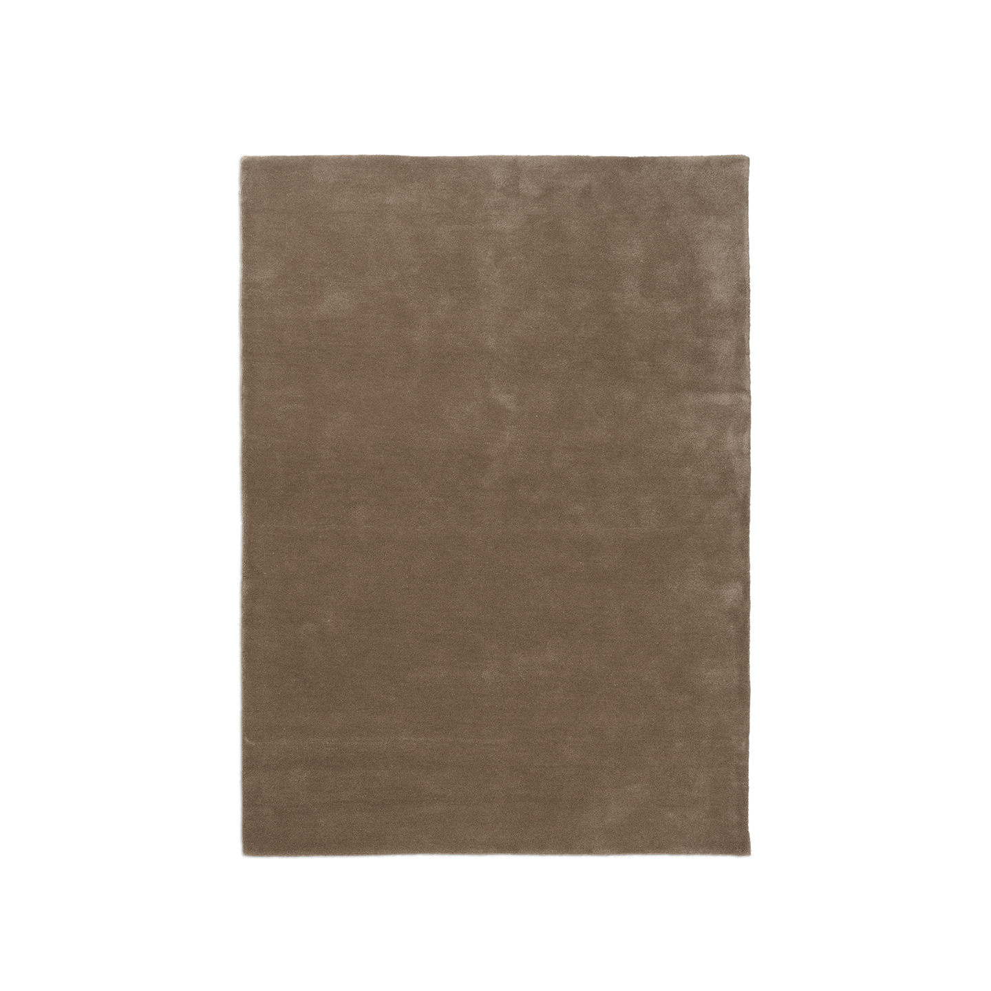 Teppe Stille Tufted Rug fra Ferm Living i fargen Ash Brown. Velg mellom 3 ulike størrelser.