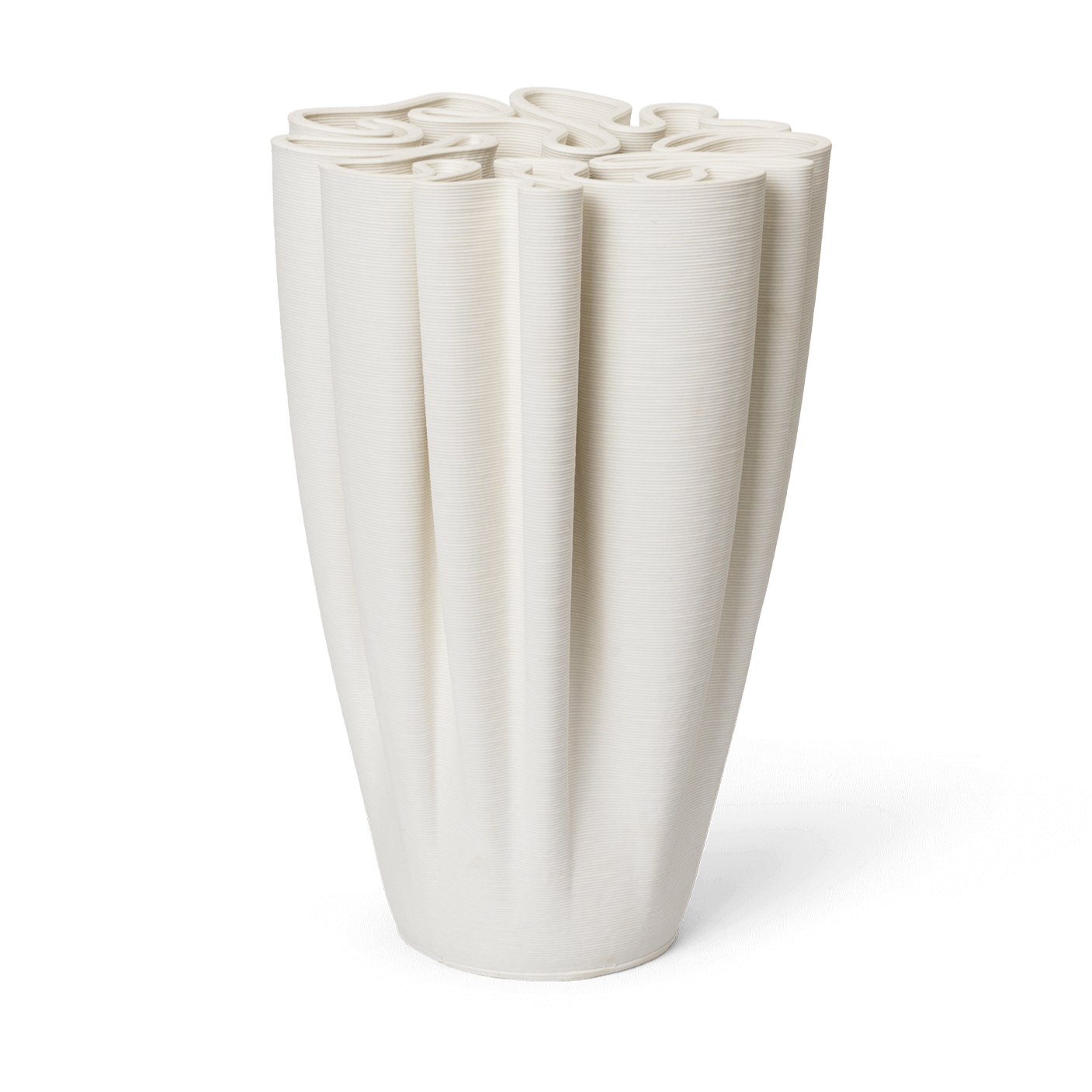 Vasen Dedali fra Ferm Living er laget av 3D-printet keramikk.