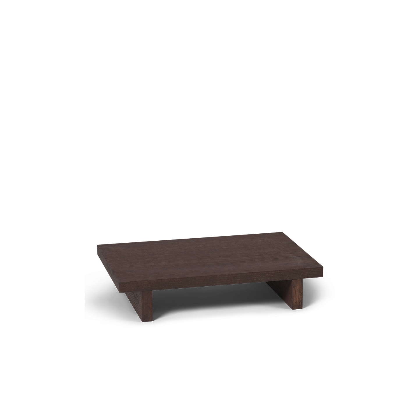 Sidebordet fra Ferm Living er FSC™-sertifisert, laget av eikefiner og MDF-kjerne. Sidebord Kona Side Table i mørkt oljet tre.