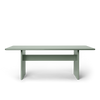 Spisebordet Rink Dining Table i fargen Tea Green fra Ferm Living i størrelse 90x200 cm