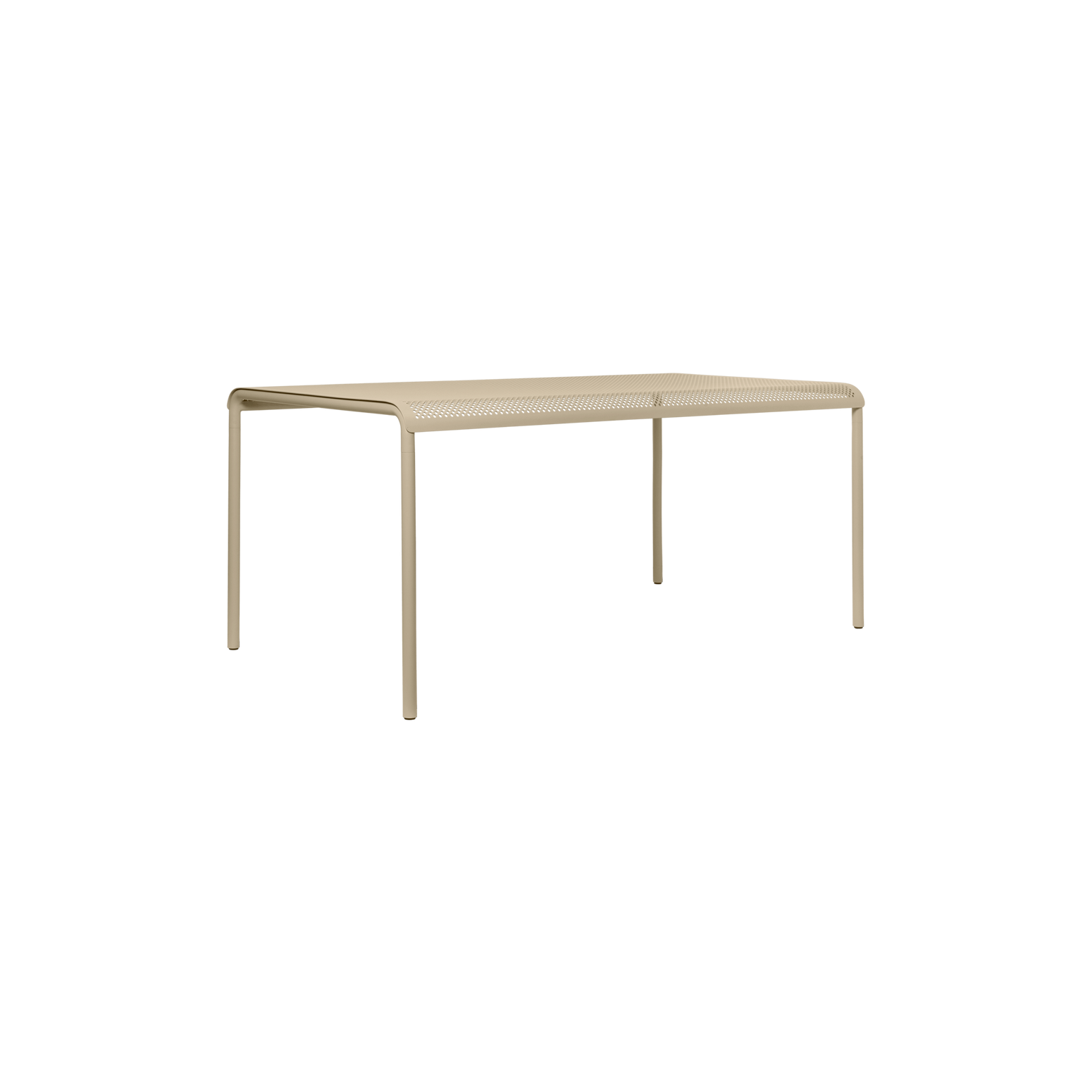 Spisebord Dapple Dining Table 160x90 cm fra Ferm Living er et solid og elegant spisebord som kler mange typer stiler og uteplasser, og det er spesielt fint i kombinasjon med sittemøblene i samme serie.