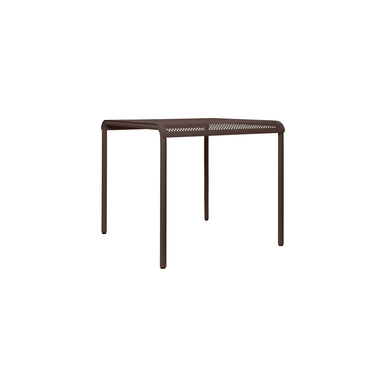 Spisebord Dapple 80x80 cm fra Ferm Living i Dark Chocolate/brun.