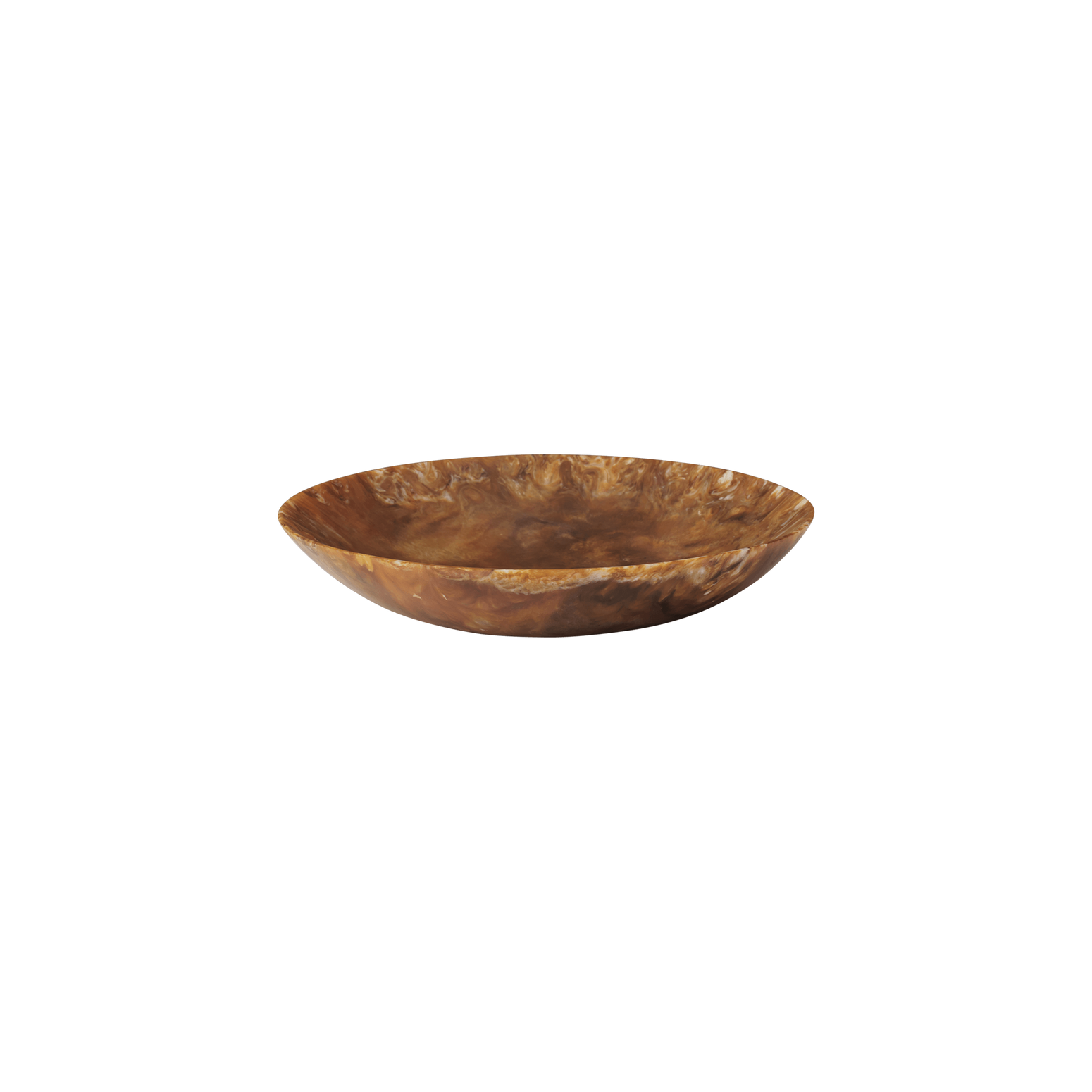 Den lette, luftige finishen til salatbollen Sol Salad Bowl fra Ferm Living varierer fra fat til fat, noe som gjør hvert eksemplar unikt.