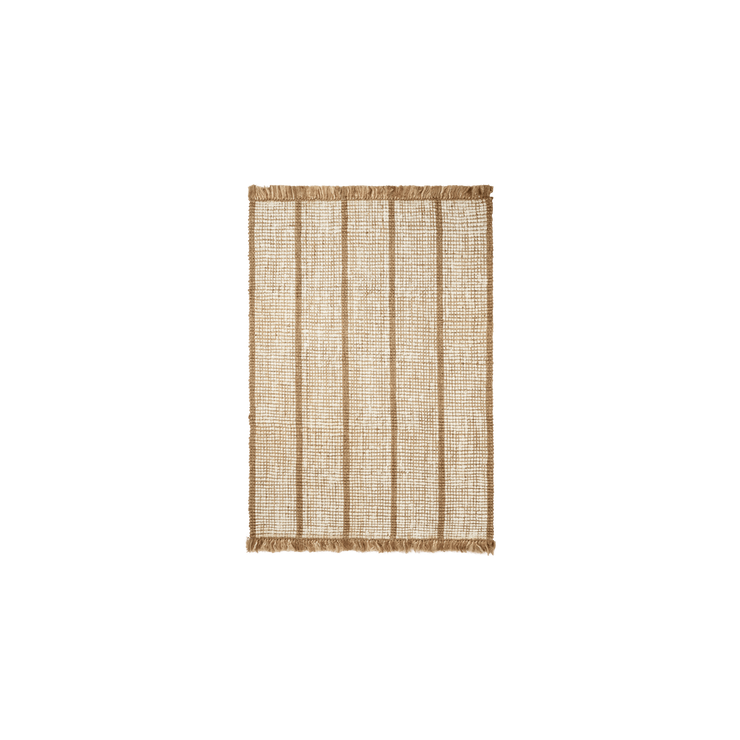 Teppe Athen Stripes Rug fra Ferm Living i Small H200 x B140 cm.