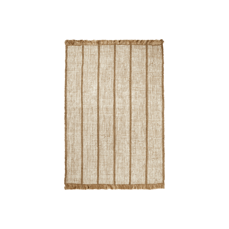 Teppe Athen Stripes Rug fra Ferm Living i Medium H240 x B170 cm.