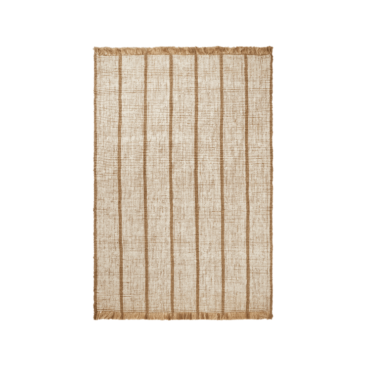 Teppe Athen Stripes Rug fra Ferm Living i Large H300 x B200 cm.