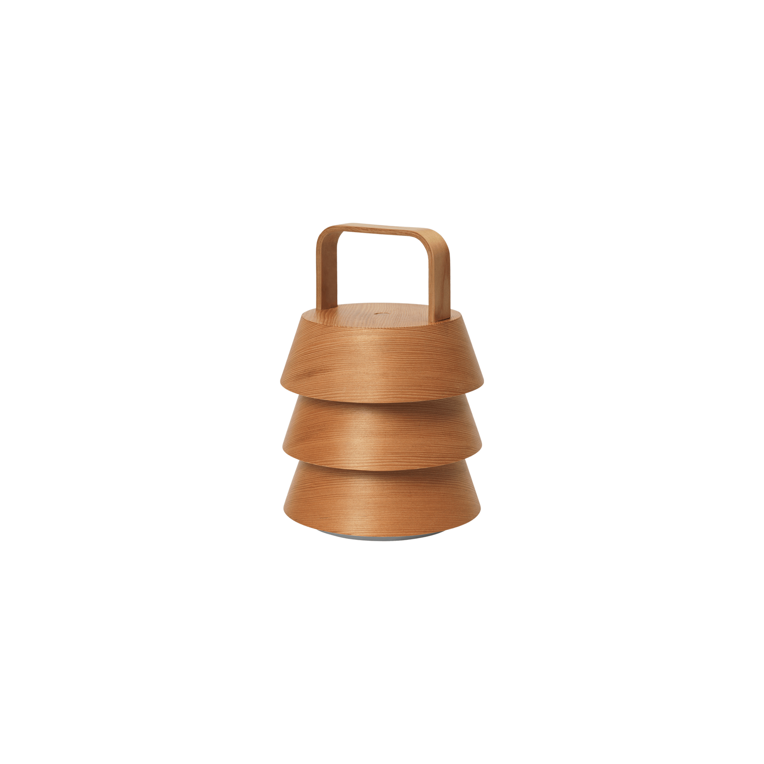 Oppladbar lampe Luver Portable Lamp fra kolleksjonen Ferm Living x Utzon - Can Li.