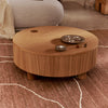 Teppe Gesso Jute Rug fra Ferm Living i brunrødt (Terracotta/Off-white).