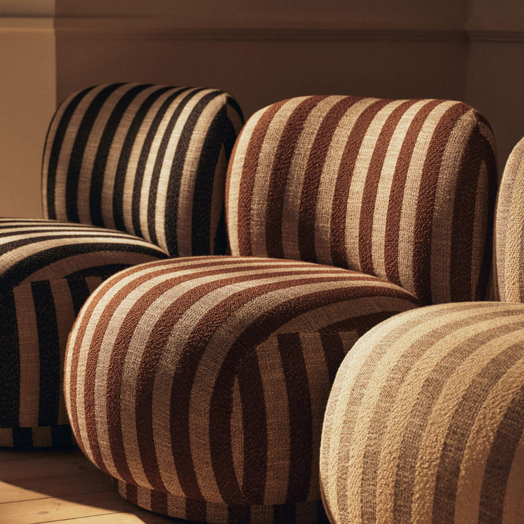 Lenestol Rico Lounge Chair Piccolo i Louisiana fra Ferm Living.