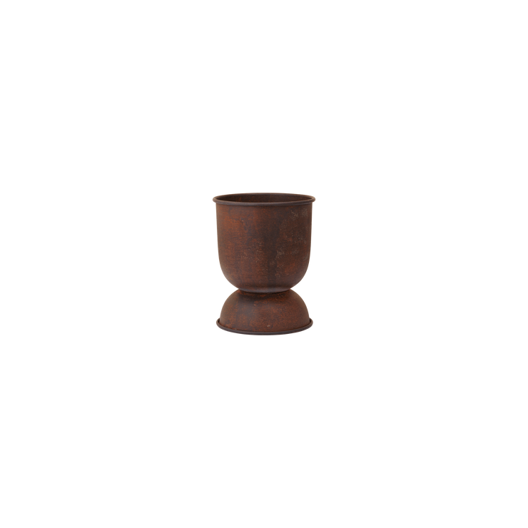 Potte Hourglass Pot i rust (H30 x Ø21 cm) fra Ferm Living.