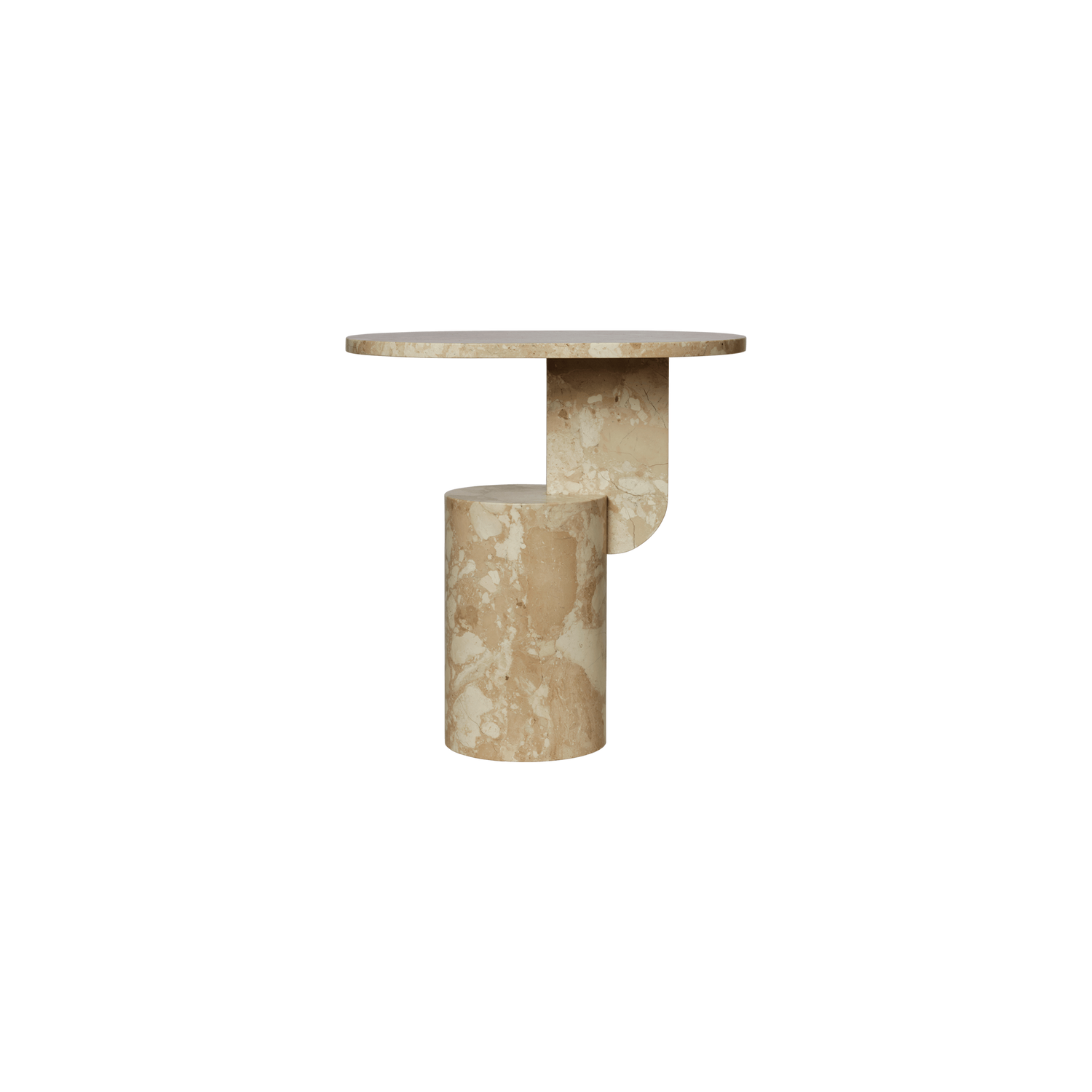 Sidebord Insert Side Table Stone Sand fra Ferm Living.