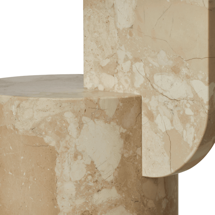 Sidebord Insert Side Table Stone Sand fra Ferm Living.