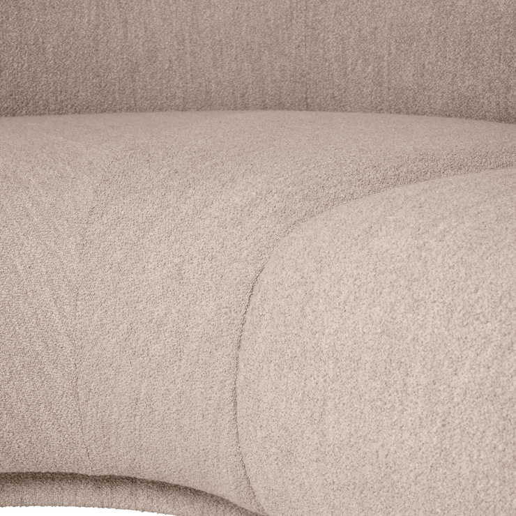 Modulsofa Rico fra Ferm Living i det beige tekstilet Soft Bouclé Natural