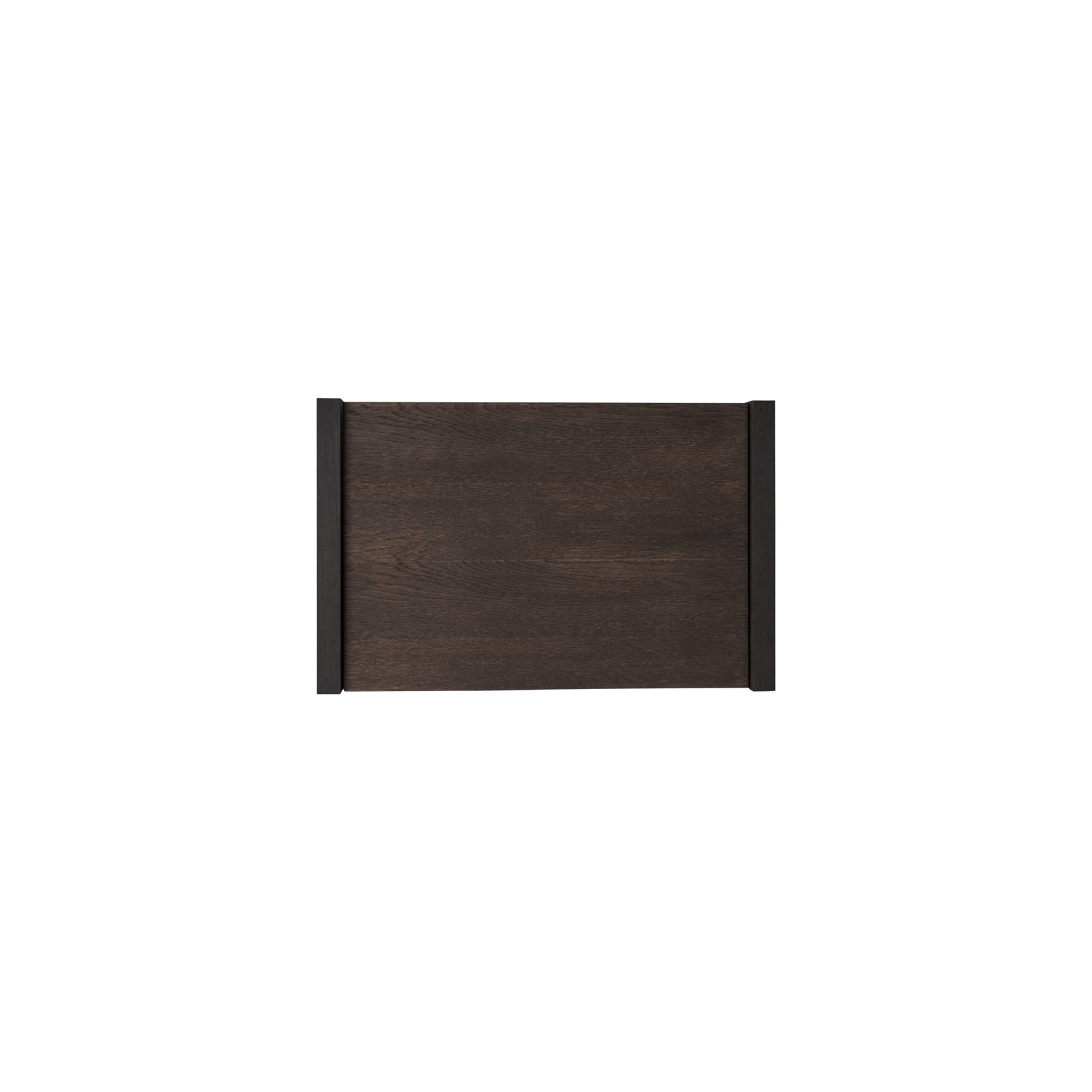 Innsats Kona Bookcase Cabinet Insert i mørkbeiset eikefinér (Dark Stained) fra Ferm Living.