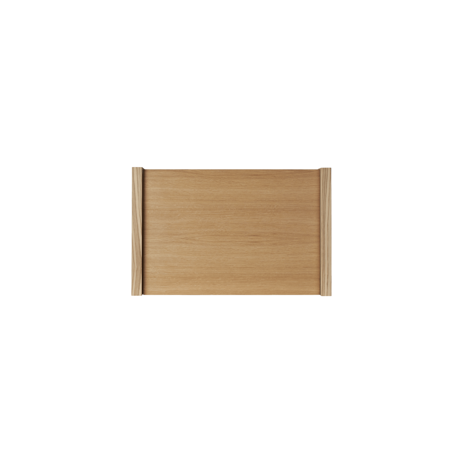 Innsats Kona Bookcase Cabinet Insert i naturfarget eikefinér (Natural) fra Ferm Living.