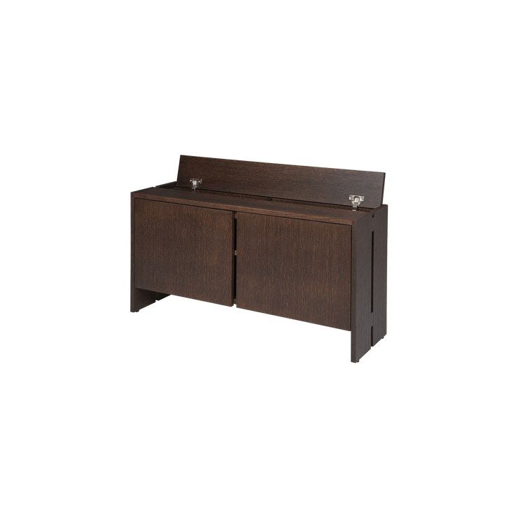 Skjenk Parcel Hallway Cabinet i mørkbeiset eik / Dark Stained Oak fra Ferm Living.