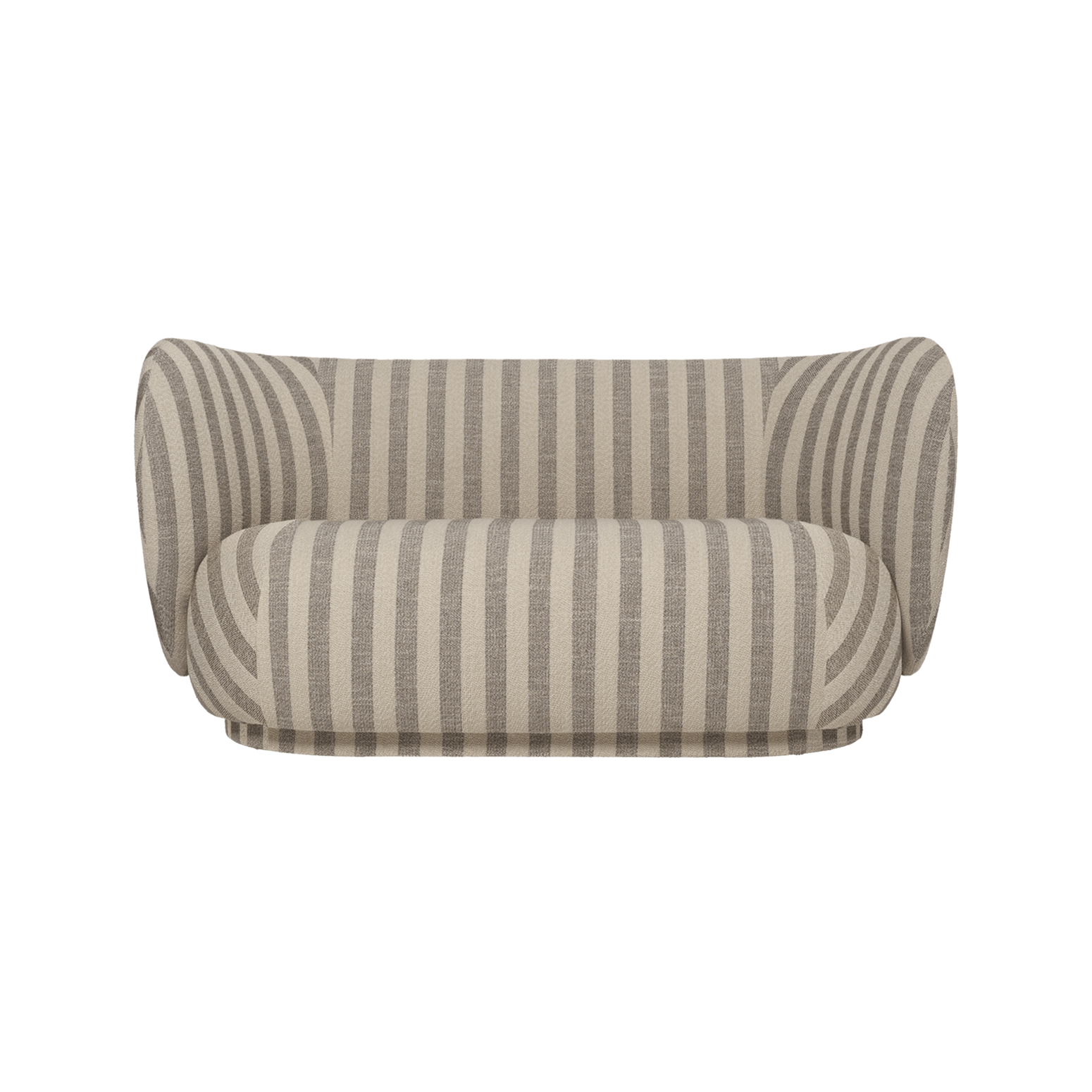 Sofa Rico 2-seter i Louisiana - Sand/Off-white fra Ferm Living.
