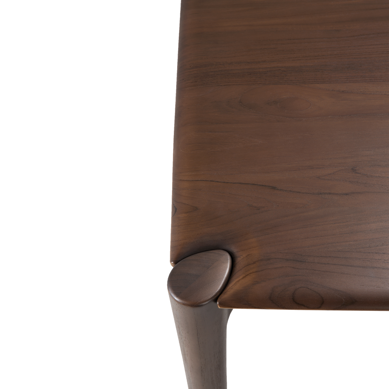 Spisebord PI Dining Table fra Ethnicraft i lakkert teak.