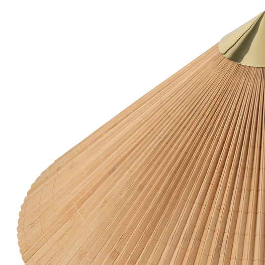 Gulvlampe 9602 bambusskjerm