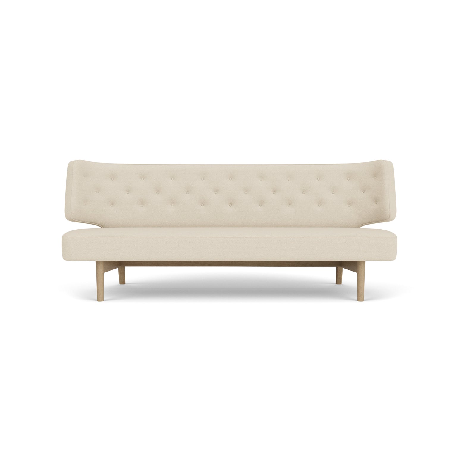 Sofaen Radiohus fra Audo Copenhagen i tekstilet Hallingdal 65 200 med ramme i eik