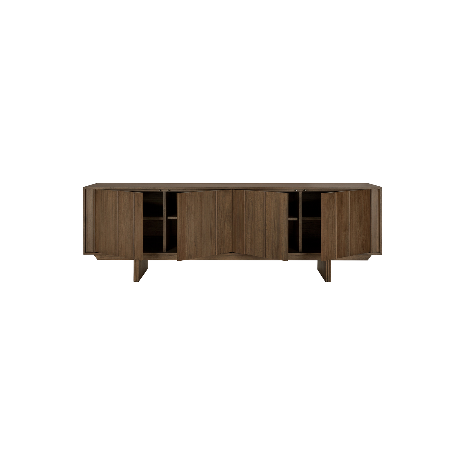 Skjenk Pillar Sideboard fra Ethicraft i størrelse stor (220 x 45 x 70 cm).