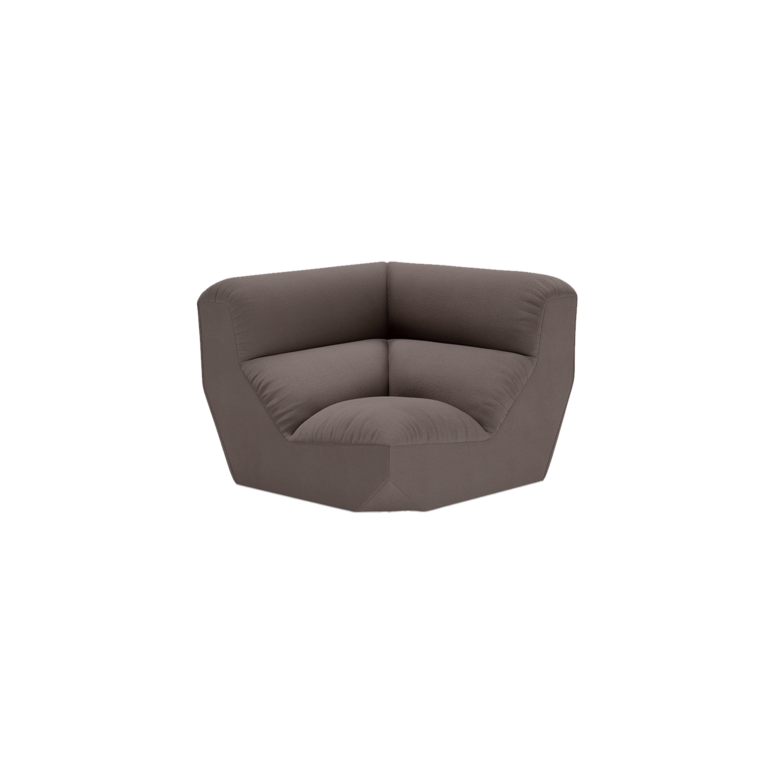 Modulsofa Hi Lo AV54-AV55 i fargen mørkebrun (Vidar 0386) fra &tradition.
