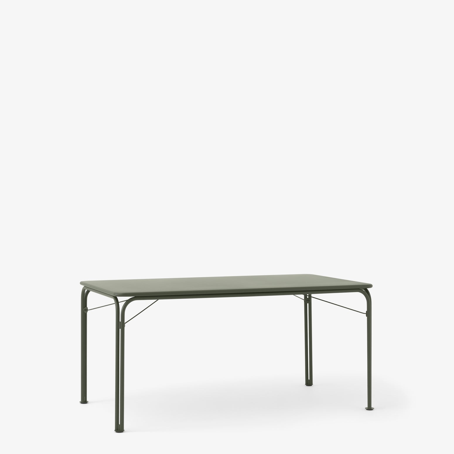 Rektangulært spisebord Thorvald SC113 fra &tradition i fargen Green Bronze, B160 x D90 cm