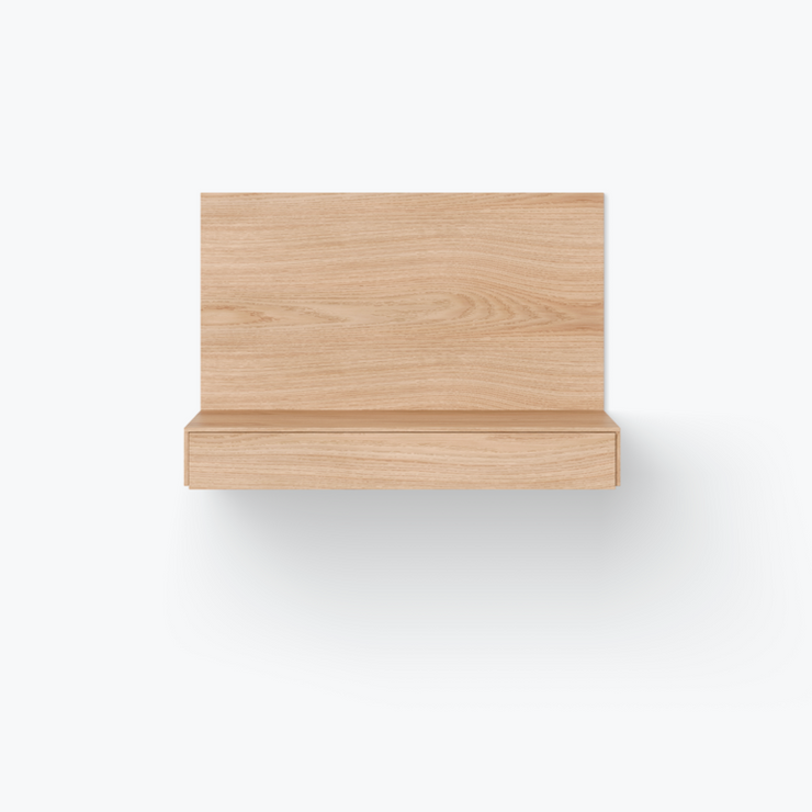 Vegghengt skrivebord Tana i eik.