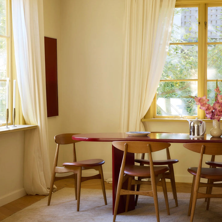 Vevd lingardin fra Gotain i farge benhvit