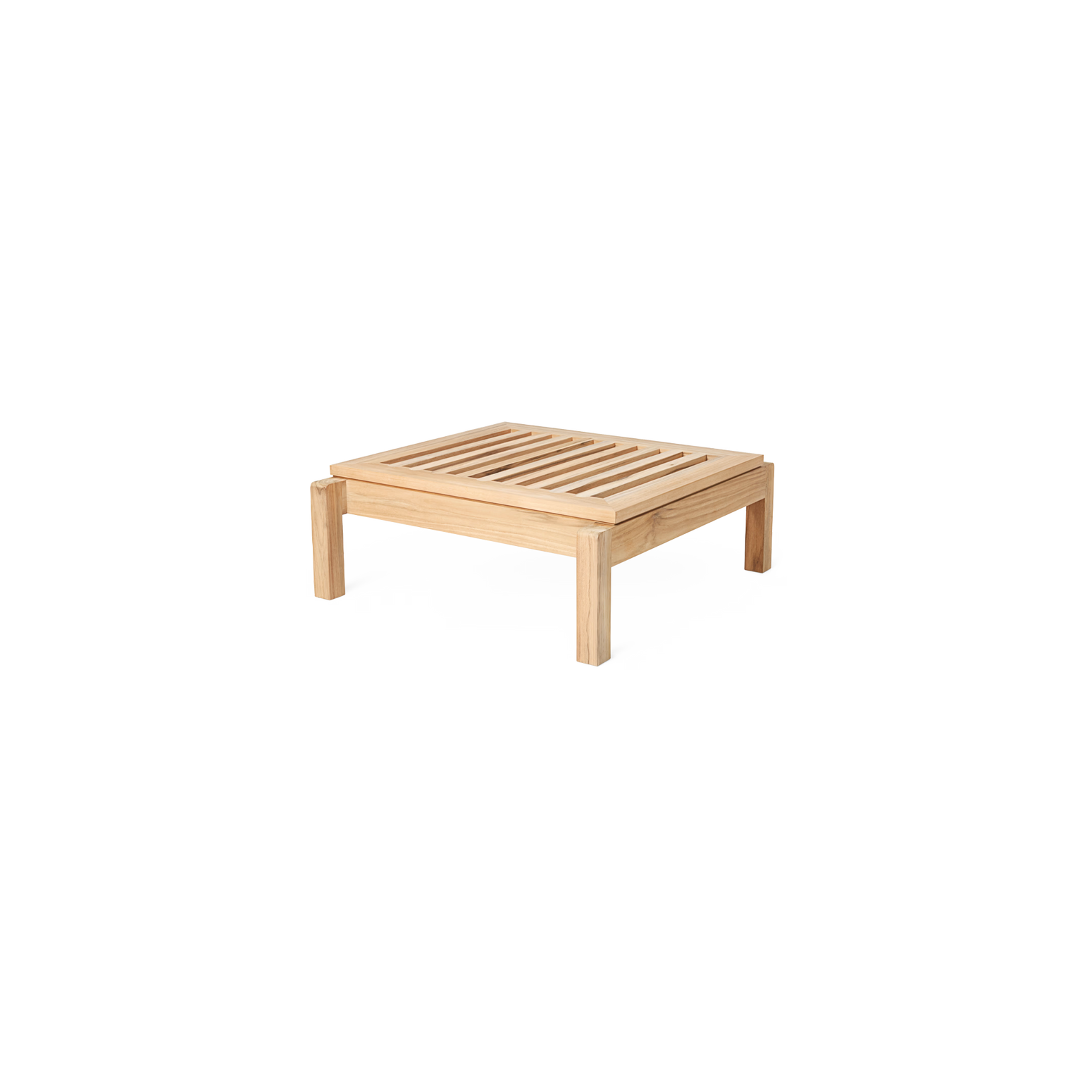 Carl Hansen & Søn sin fotskammel AH604F Outdoor Lounger Footrest ble designet av Alfred Homann. Den er en del av AH Outdoor-serien, preget av strenge linjer elegant kombinert med myke, avrundede detaljer.