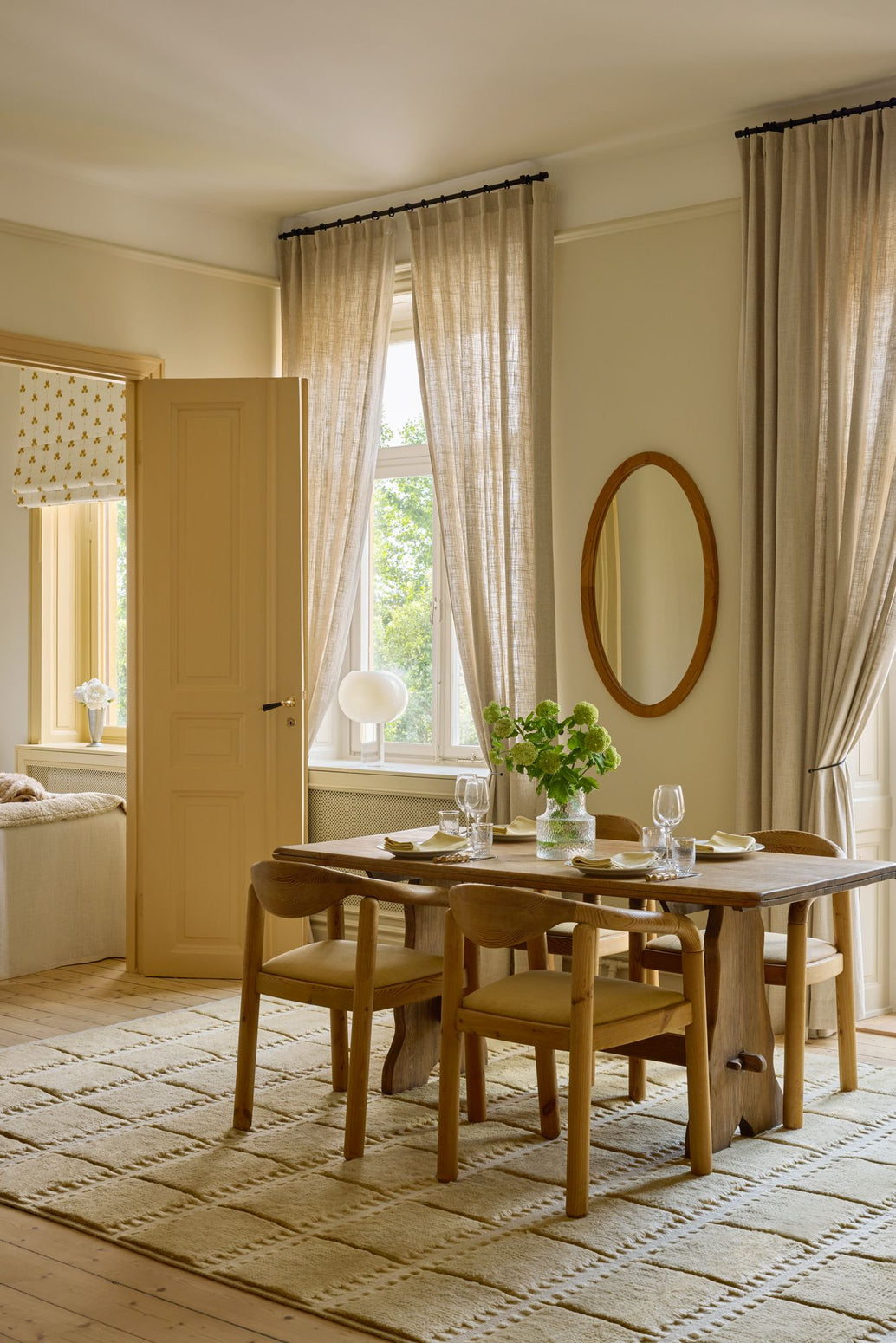 Vevd lingardin fra Gotain i farge Sand