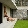 Lenestolen Lazy Lounge Chair fra HK Living i tekstilet Outdoor Bungalow.
