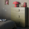 De avrundede håndtakene til kommoden Spacious Drawer Cabinet fra HK Living er en fin detalj som myker opp uttrykket.