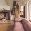 Sofa Nomad Couch treseter (244 cm) fra HKliving i Linen Dusty Rose.