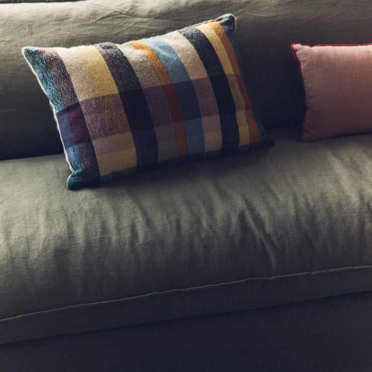 Sofa Nomad Couch 3-seter (244 cm) fra HKliving i tekstil Linen Army Green.