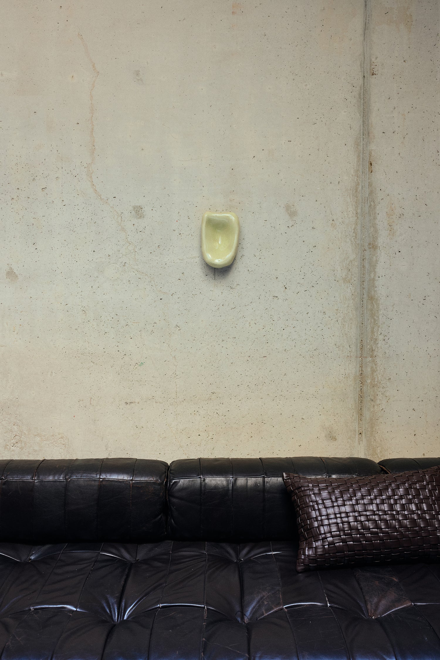 Glasskulptur Glass Sculpture fra HKliving i fargen Cream