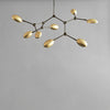 Drop Chandelier Mini i messingfinish.