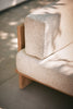 Sofa Outdoor Teak fra HK Living i tekstilet Natural