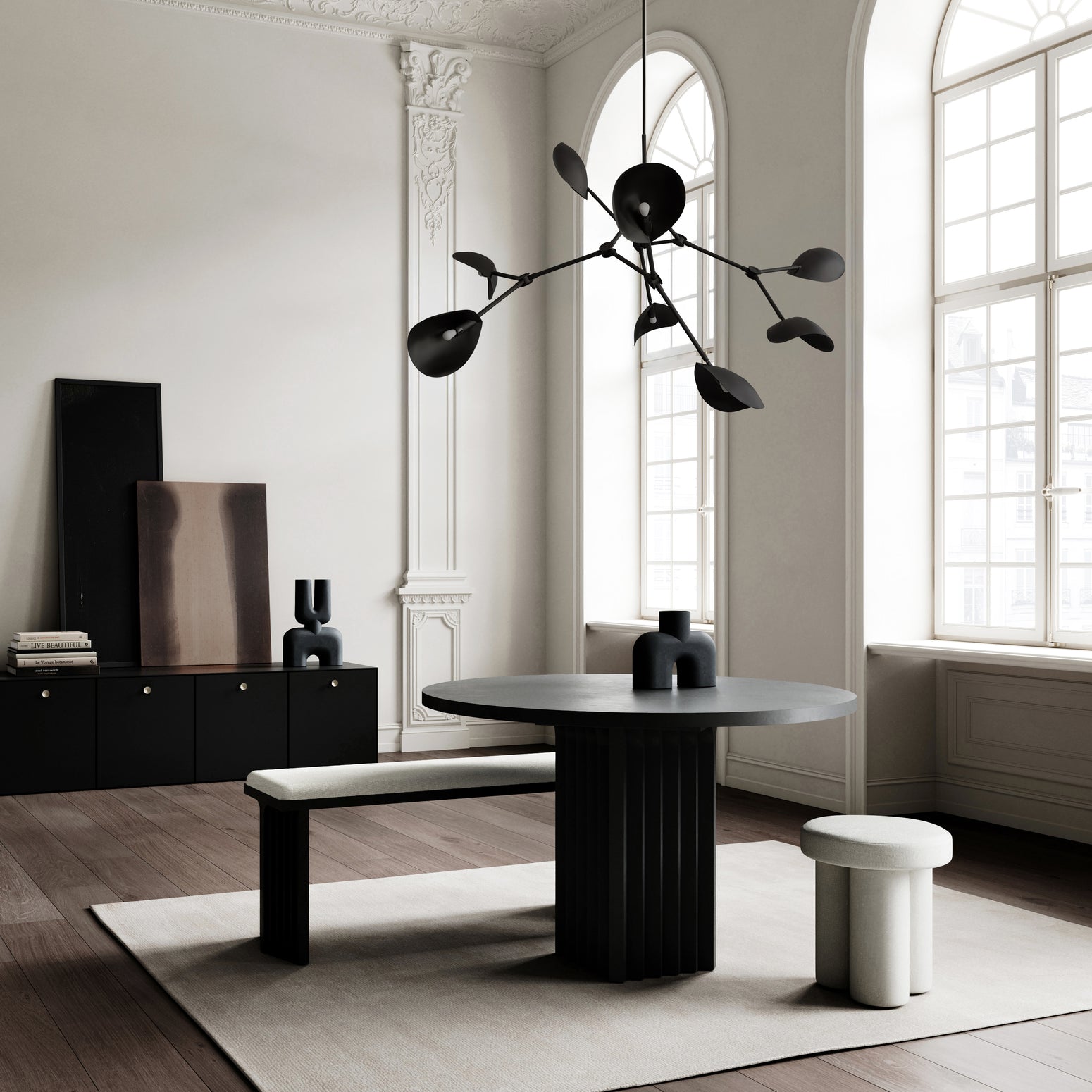 Lampen Stingray fra 101 Copenhagen med brunsvart finish