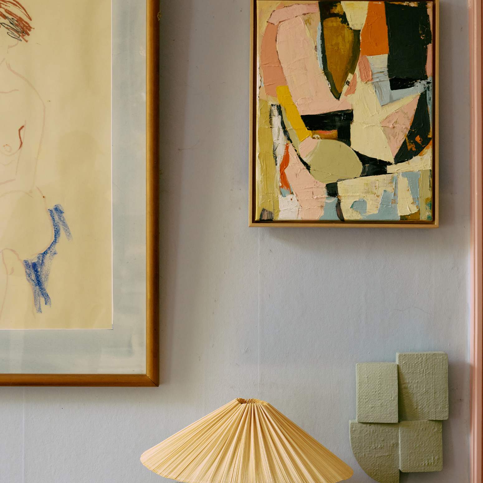 Maleri i ramme Framed Artwork Colour Compliment 43 x 53 cm fra HKliving.