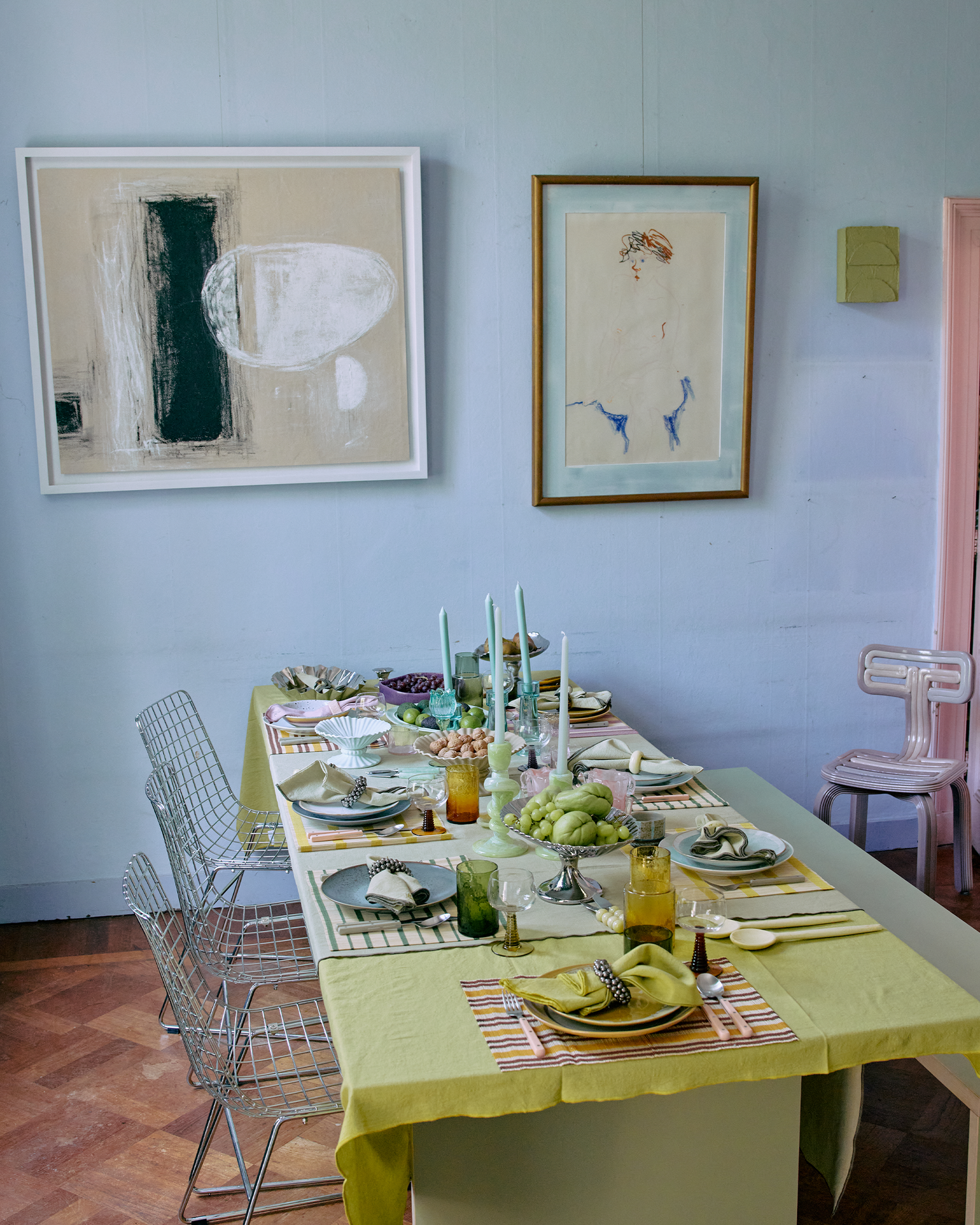 Maleri i ramme Framed Artwork Offset 120 x 102 cm fra HKliving.