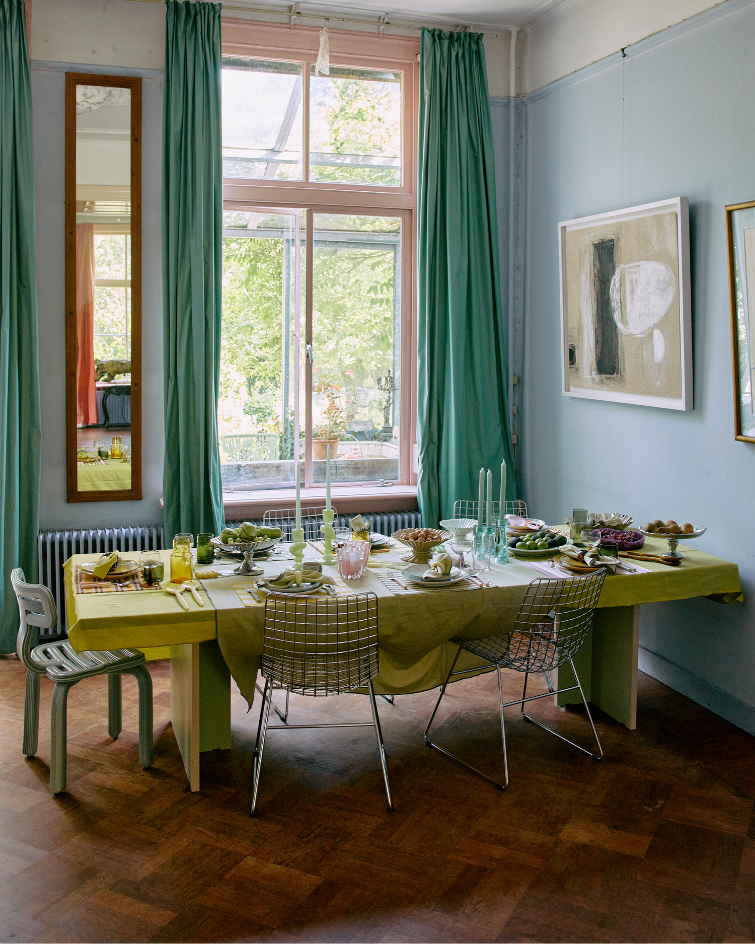 Maleri i ramme Framed Artwork Offset 120 x 102 cm fra HKliving.