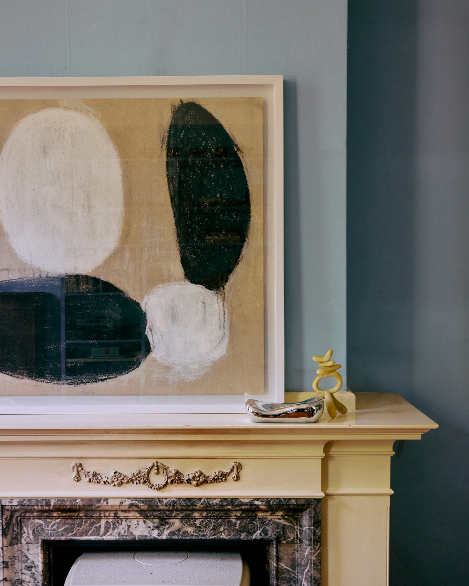 Maleri i ramme Framed Artwork Parallel 120 x 102 cm fra HKliving.