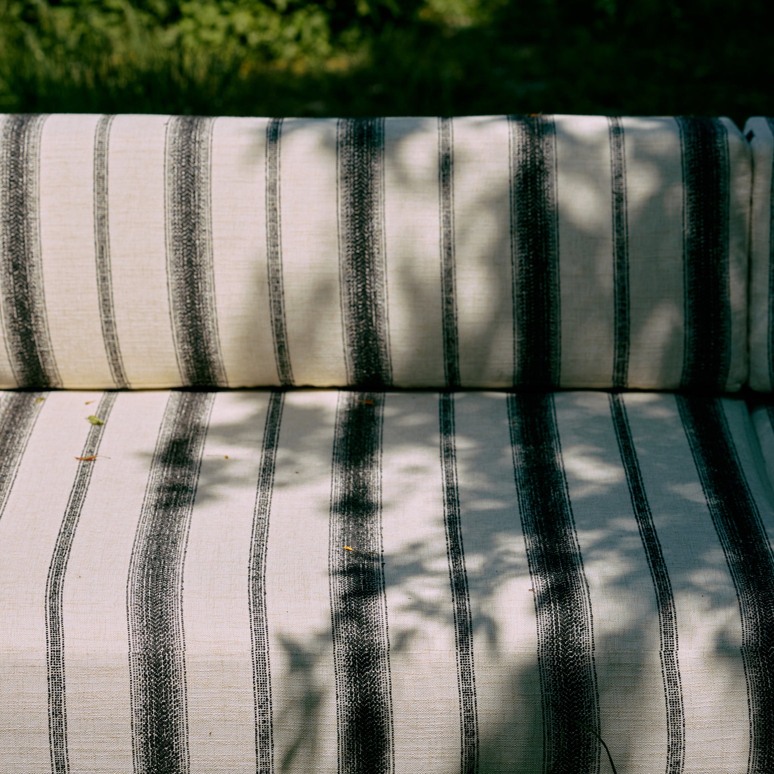Sofa Outdoor Teak fra HK Living i tekstilet Chalkstripe