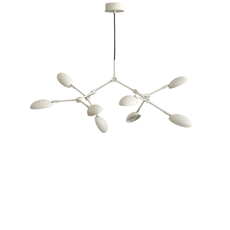 Drop Chandelier Mini fra 101 Copenhagen med matt hvit finish.