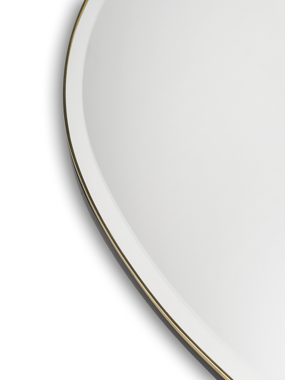 Speil Pond Mirror - XL med messingkant fra Ferm Living