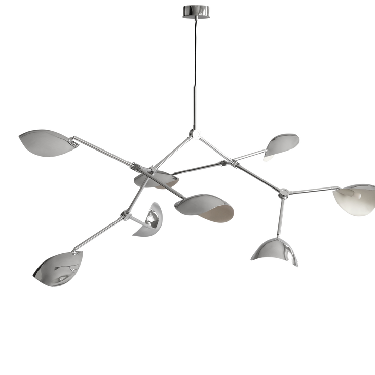 Taklampen Stingray Grande fra 101 Copenhagen i krom