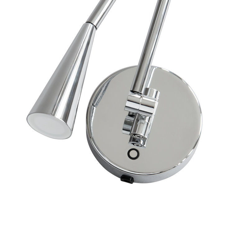 Vegglampen Snake Wall Lamp fra 101 Copenhagen i krom