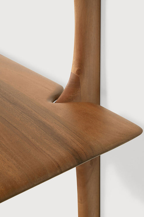 Vegghengt hylle Pl Wall Shelf fra Ethnicraft, i heltre mahogni